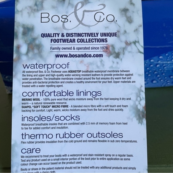 NWT Bos. & Co. DALLY Waterproof Suede Chelsea Boots in Gray Slate *Portugal* - Picture 10 of 13